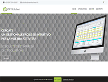 Tablet Screenshot of cpsolutionsrl.it